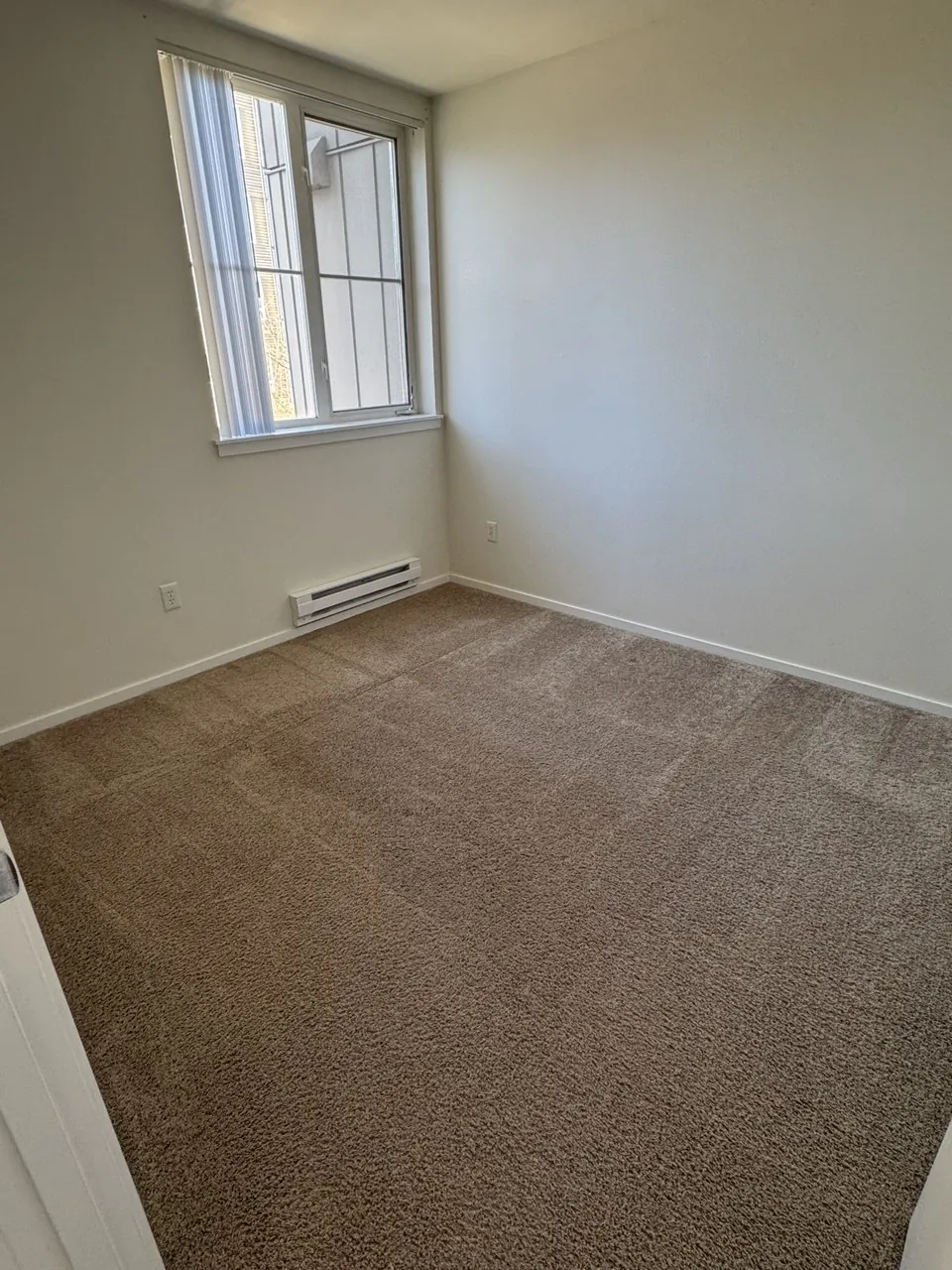After cleaning, same spot: Small bedroom