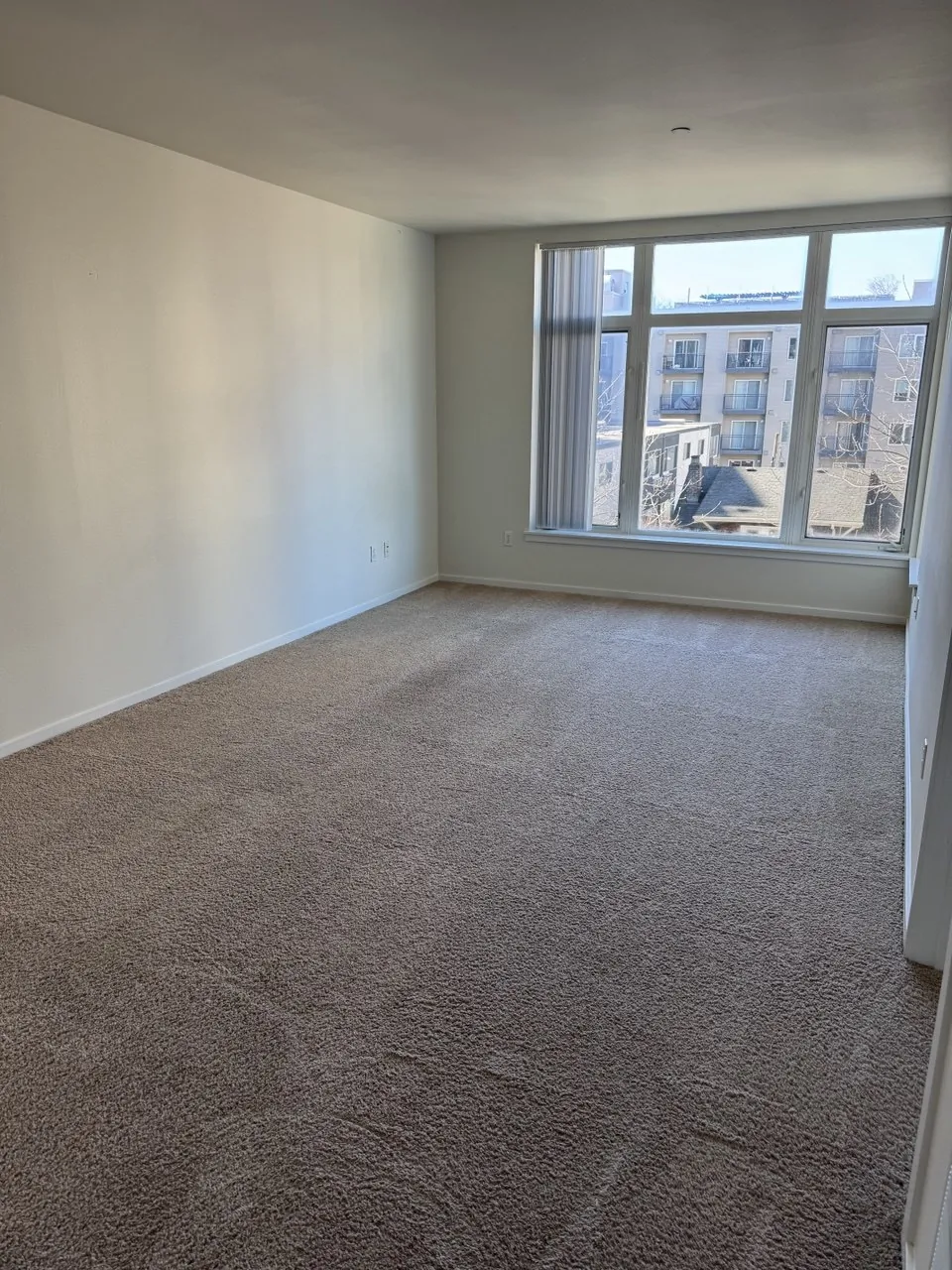 After cleaning, same spot: Living room, city view