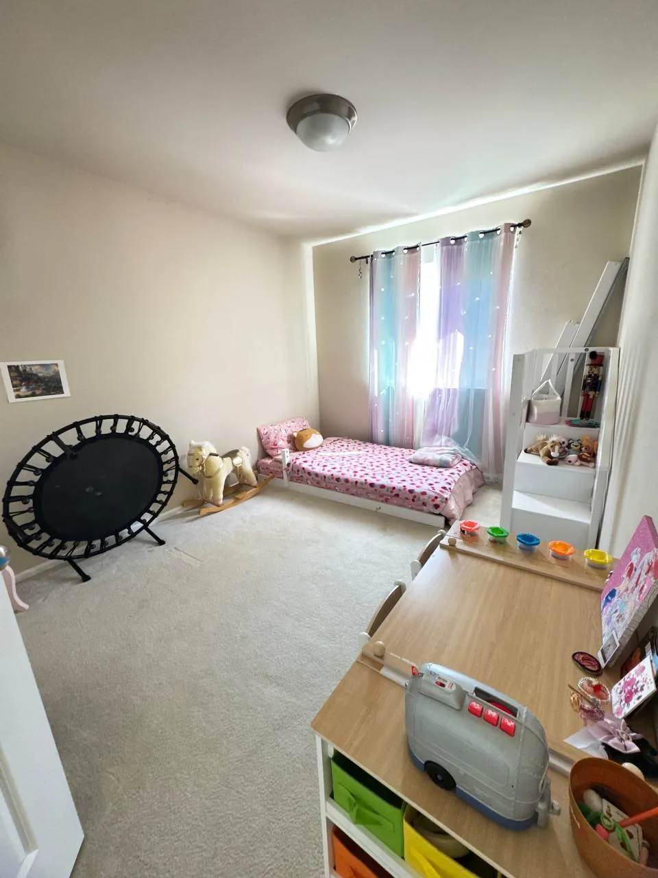 After cleaning, same spot: Kids' bedroom