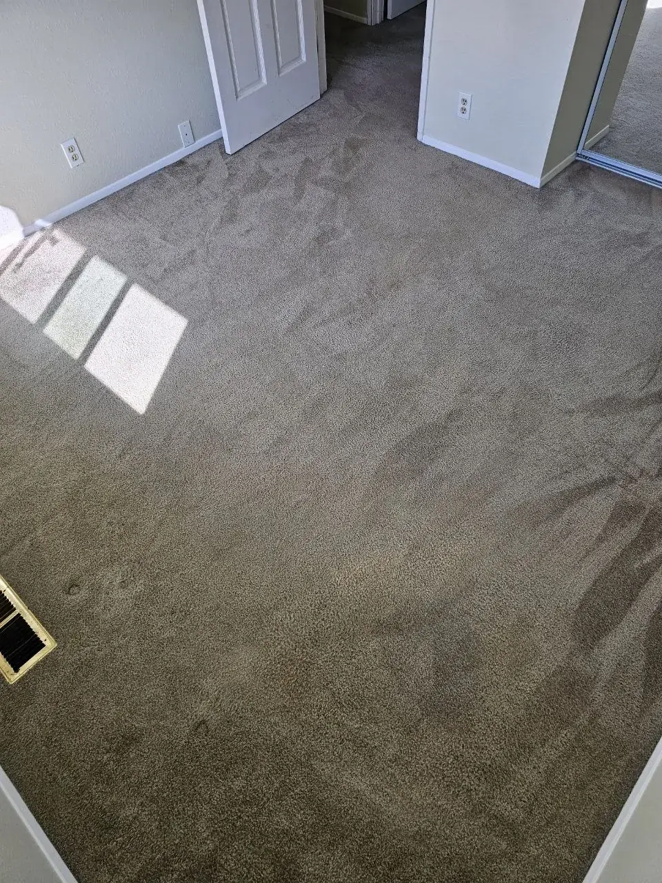 After cleaning, same spot: Rental turnover · Bedroom